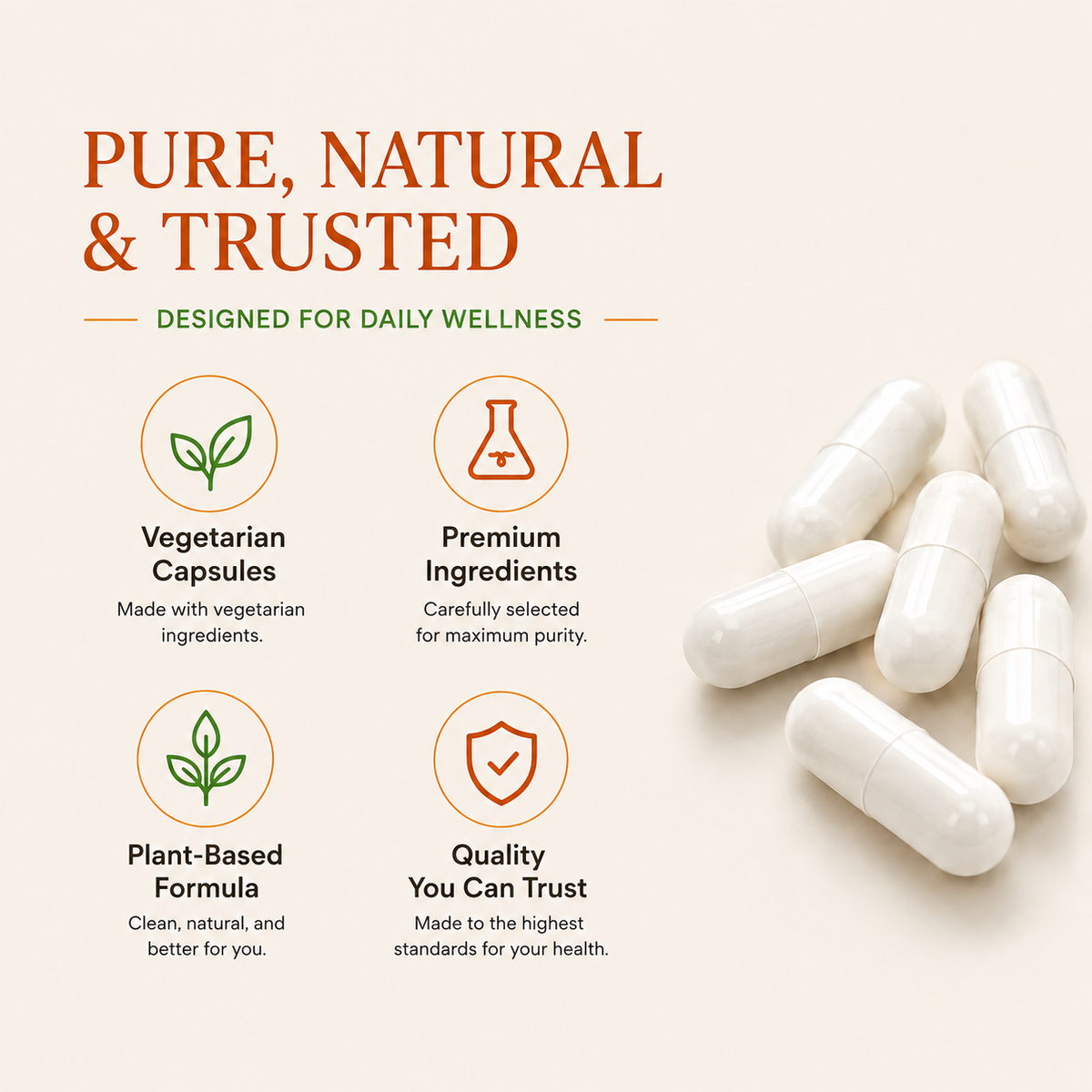 LIVS Berberine 1,500mg capsules bottle, natural supplement for health, with a label showing "Pure, Natural, Trusted"