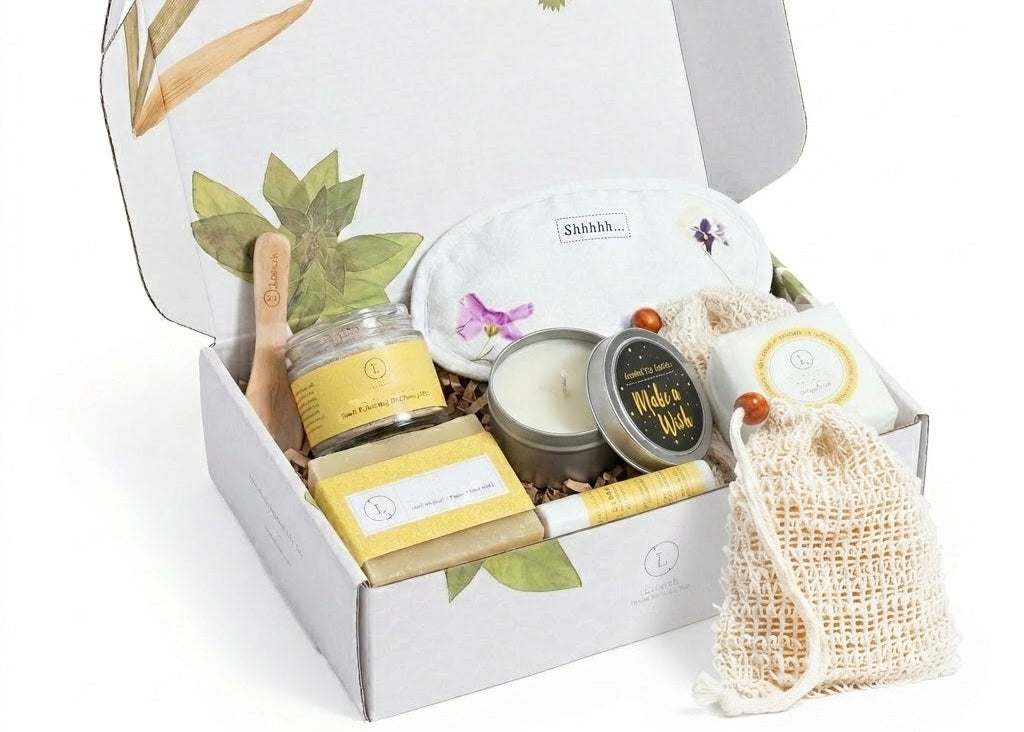 Natural Citrus Bath & Body Gift Set – Thinking of You Self-Care Gift-0
