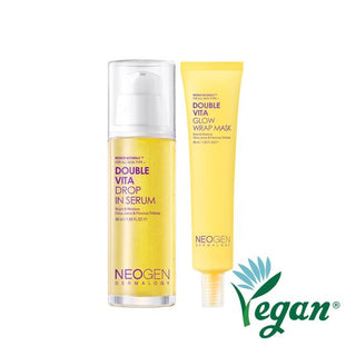 NEOGEN DERMALOGY [DOUBLE VITA DROP IN SERUM + DOUBLE VITA GLOW WRAP MASK] SET