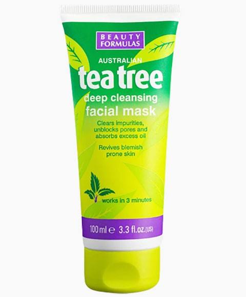 Beauty Formulas Australian Tea Tree Deep Cleansing Facial Mask 100ml-1