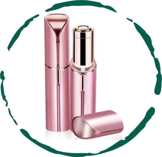 BeNat facial hair remover for women, handheld device with a sleek design for gentle facial hair removal.