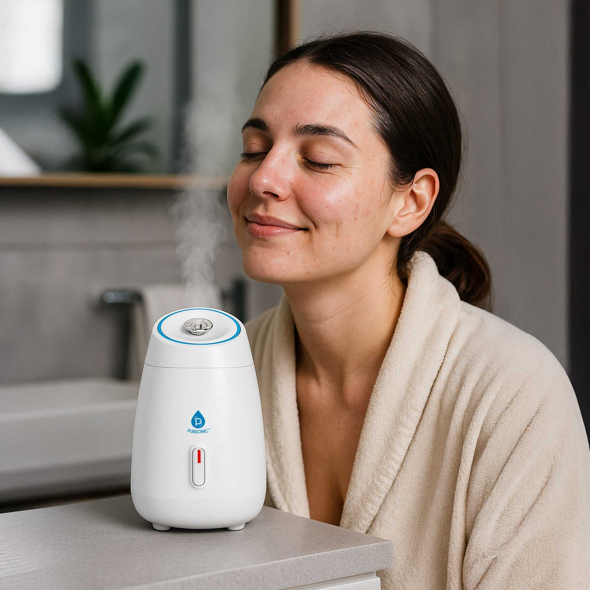 Glow & Go Skincare Essentials Bundle: Nano Facial Steamer + Clean Facial Towels-1