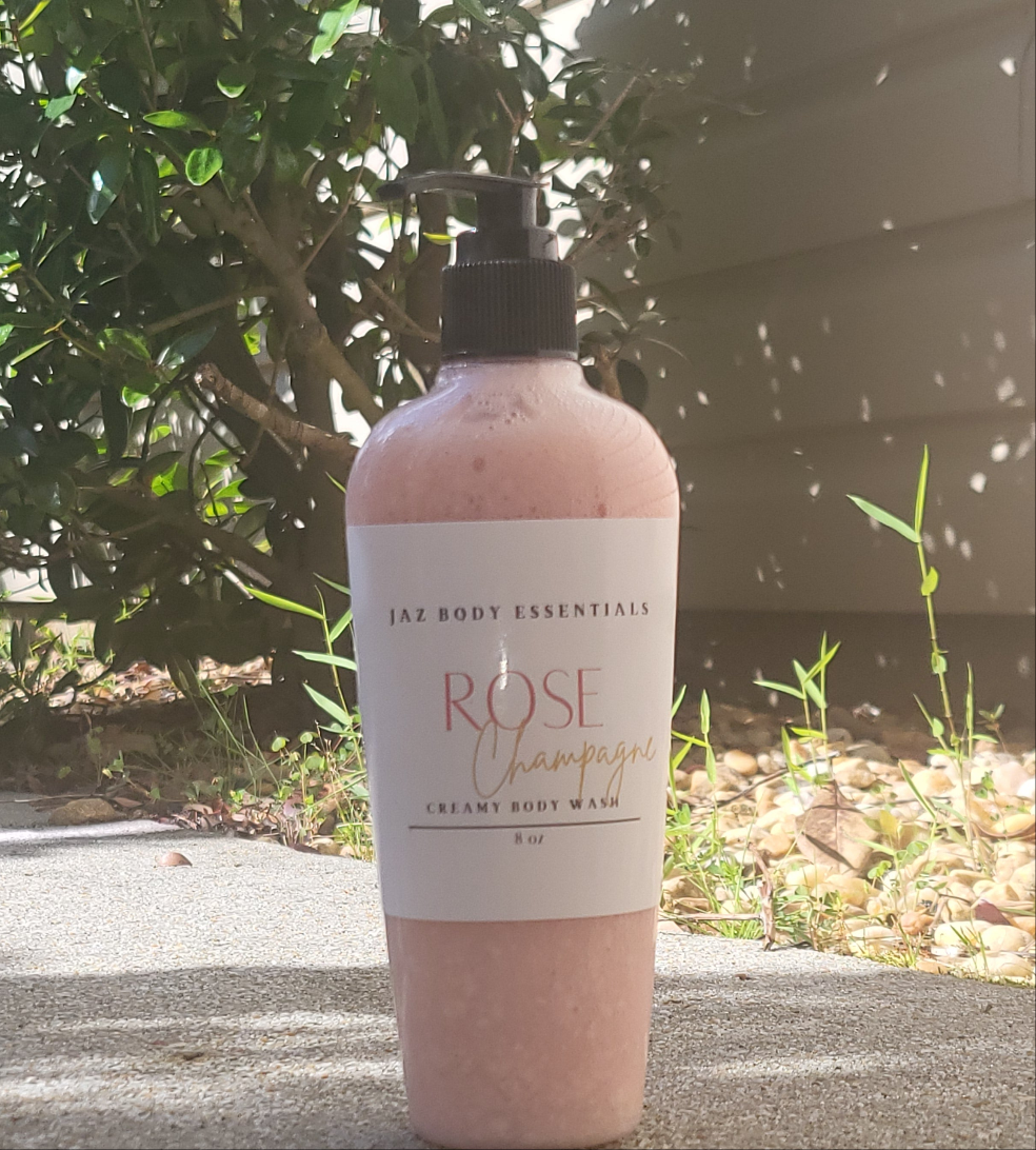 Rose Champagne Creamy Body Wash 8oz-2