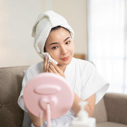Glow & Go Skincare Essentials Bundle: Nano Facial Steamer + Clean Facial Towels-3