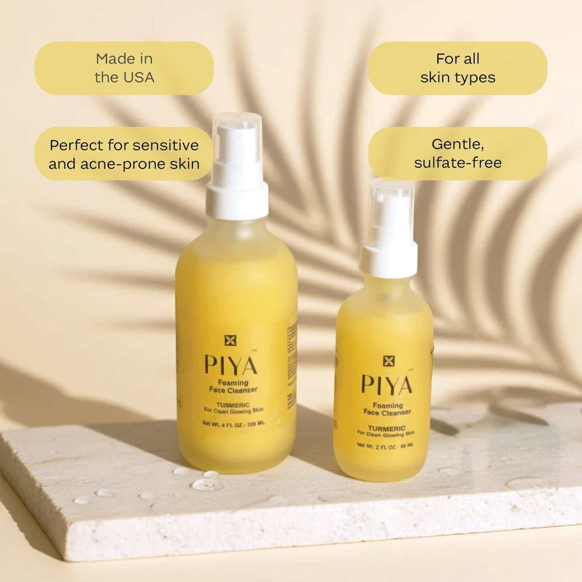 PIYA Turmeric Foaming Cleanser-1