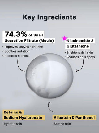 Double essence avancée d'éclat d'escargot