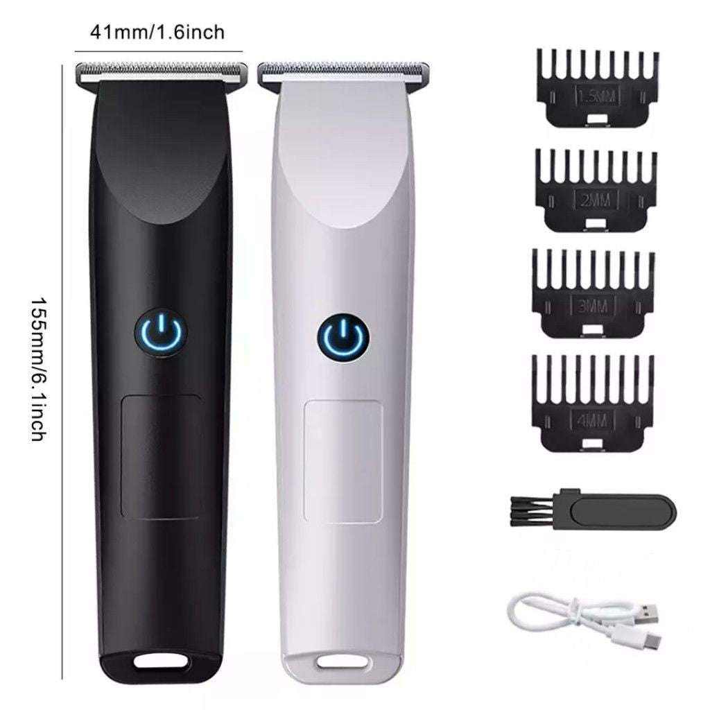 Doba Men Pro Electric Hair Clippers and Beard Trimmer in black with adjustable blades and ergonomic design.