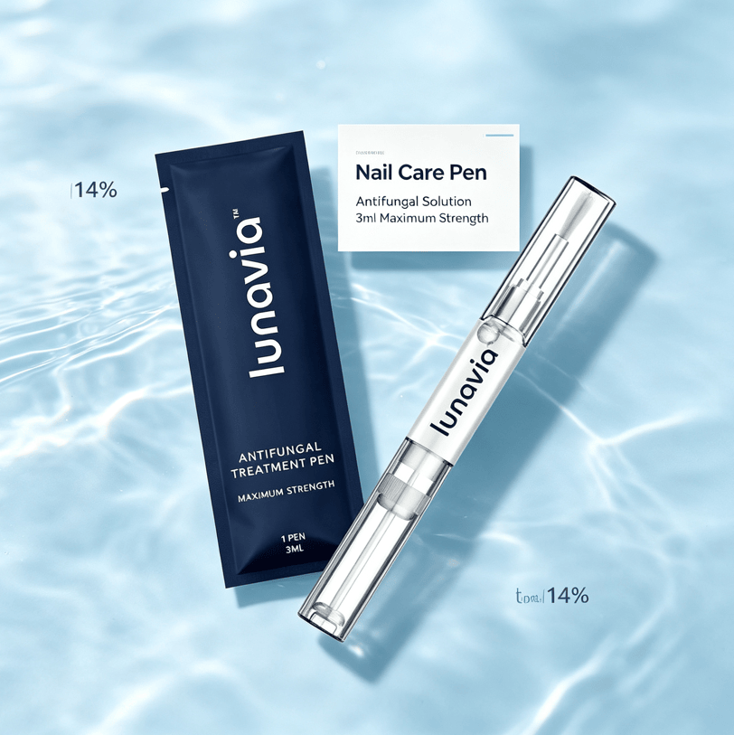 Doba 3ML Nail Care Pen with clear liquid solution for cuticle and toenail maintenance, ideal for brittle or discolored nails.