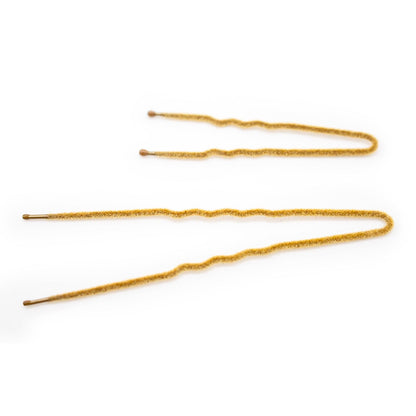 Frenchies Blonde Velvet Hairpins