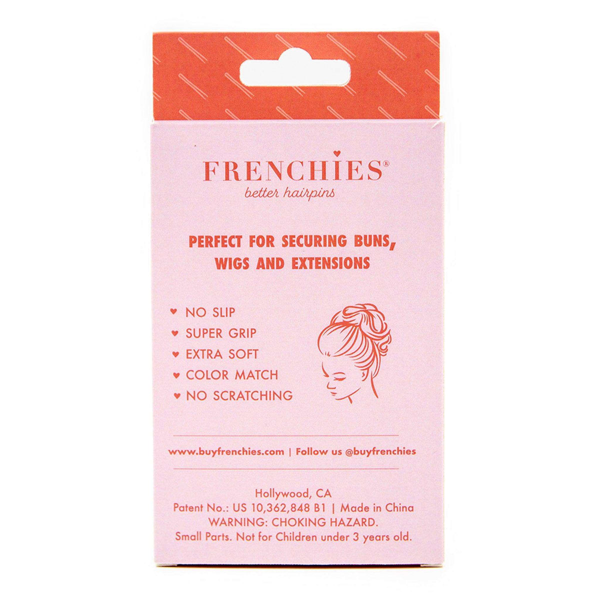 Frenchies Blonde Velvet Hairpins