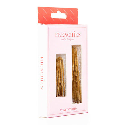 Frenchies Blonde Velvet Hairpins