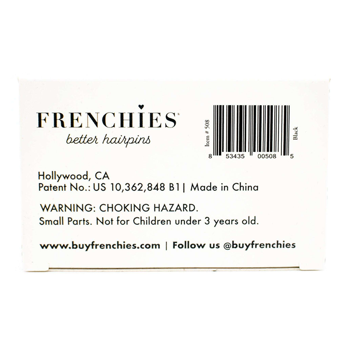 Frenchies Propack Black Large 3" 100pcs