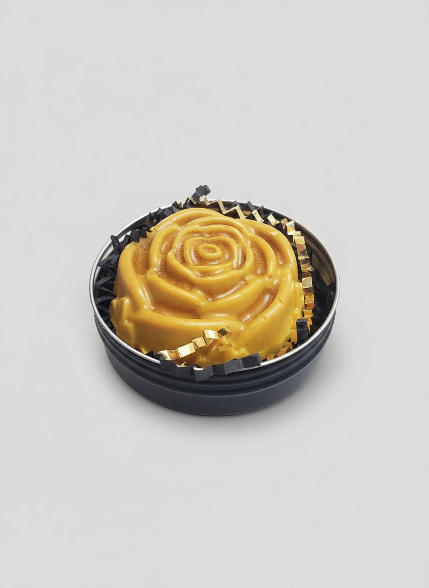 Lotion Bar with Rose Petals-4