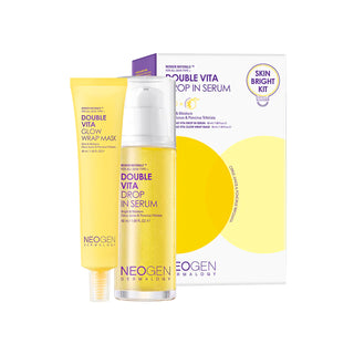 NEOGEN DERMALOGY [DOUBLE VITA DROP IN SERUM + DOUBLE VITA GLOW WRAP MASK] SET