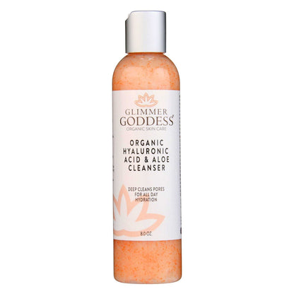 Organic Hydrating Facial Cleanser with Exfoliating Jojoba Beads – 8 oz-5