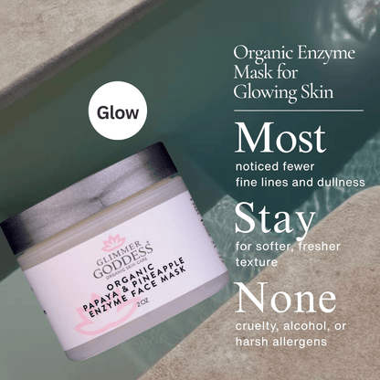 Organic Face Mask Gift Set – 2 Masks + Spa Headband + Applicator Brush for At-Home Facials-4